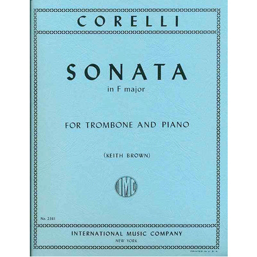 Corelli - Trombone Sonata in F major, Op. 5 (No.10) - Trombone & Piano [IMC2361]