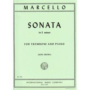Marcello Sonata in E minor for Trombone & Piano [IMC2491]