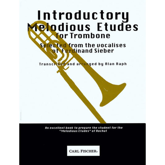 Introductory Melodious Etudes for Trombone by Ferdinand Sieber [O5193]