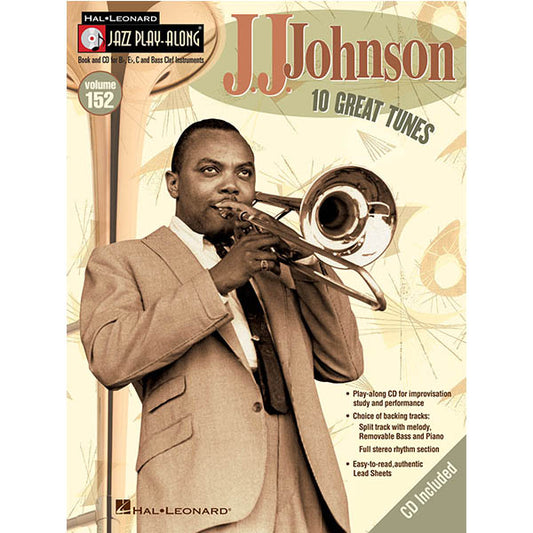 J.J. Johnson Jazz Play-Along Volume 152 (with CD) [843210]