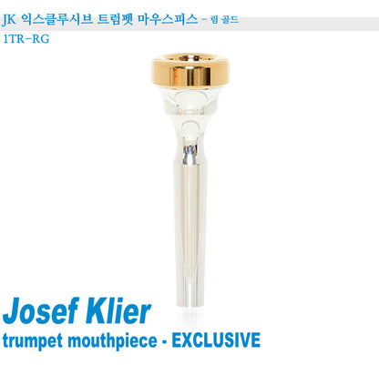 JK Exclusive Trumpet Mouthpiece - Gold Rim 1TR