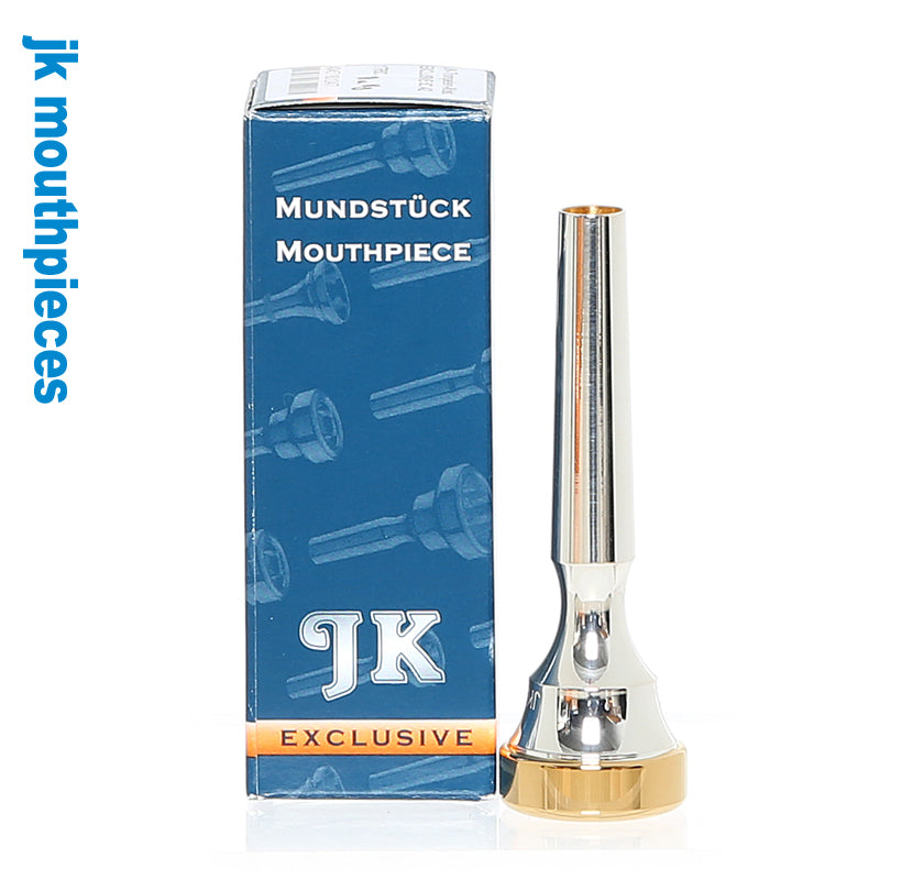JK Exclusive Trumpet Mouthpiece - Gold Rim 1TR