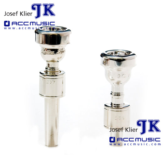 JK(Josef Klier) Brass mouthpiece Adjusting sleeves silver plated