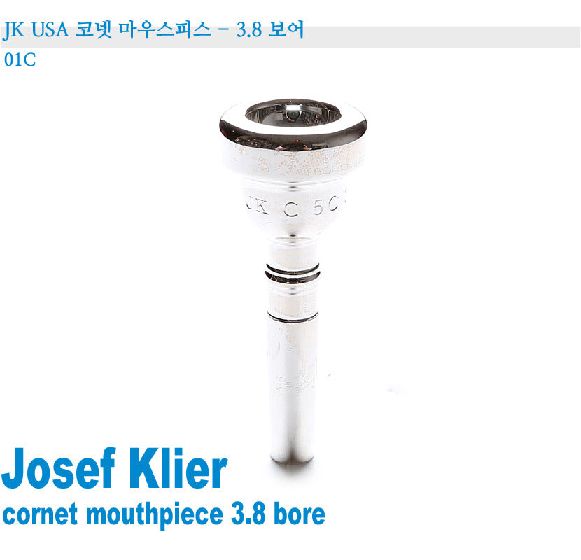 JK USA Cornet Mouthpiece - 3.8 bore 01C