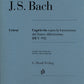 JOHANN SEBASTIAN BACH Capriccio sopra la lontananza del fratro dilettissimo B flat major BWV 992 [HN1375]