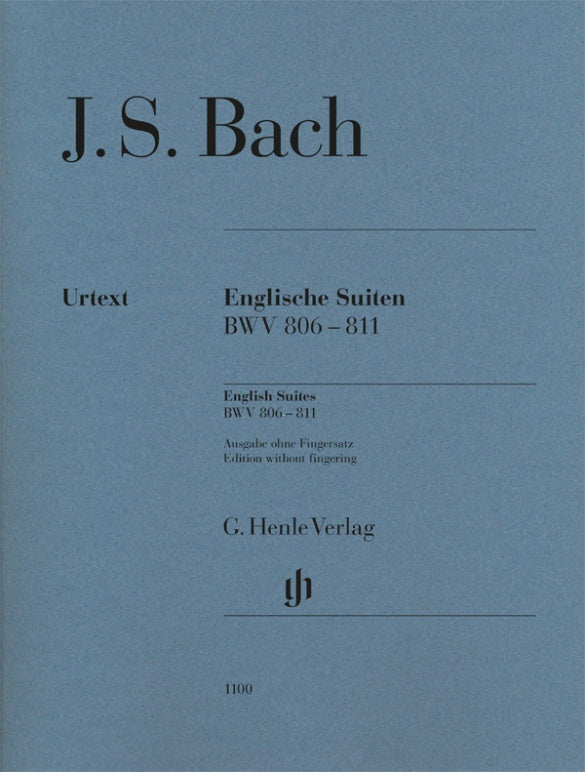 JOHANN SEBASTIAN BACH English Suites BWV 806-811 [HN1100]