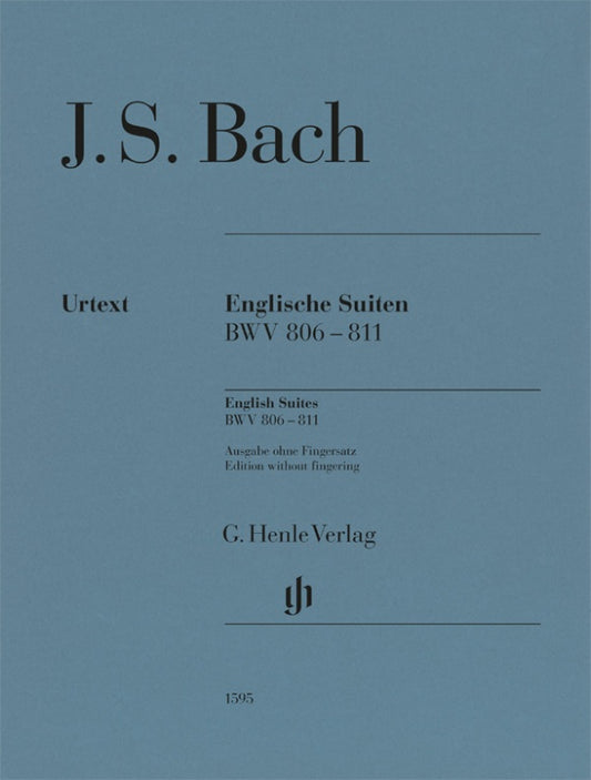 JOHANN SEBASTIAN BACH English Suites BWV 806-811 [HN1595]