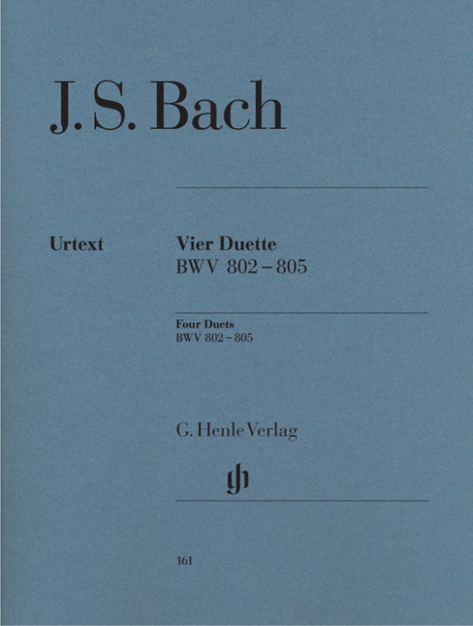 JOHANN SEBASTIAN BACH Four Duets BWV 802-805 [HN161]