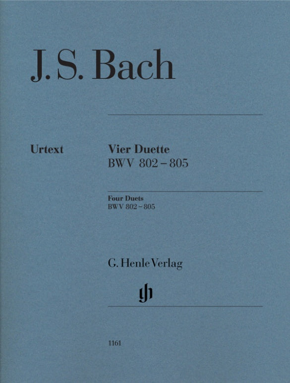 JOHANN SEBASTIAN BACH Four Duets BWV 802-805 [HN1161]