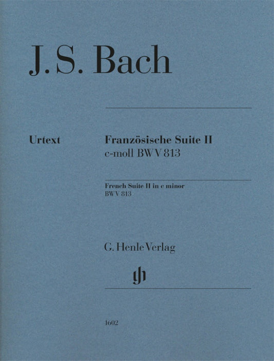 JOHANN SEBASTIAN BACH French Suite II c minor BWV 813 [HN1602]