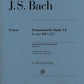 JOHANN SEBASTIAN BACH French Suite VI E major BWV 817 [HN1676]