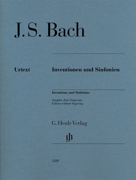 JOHANN SEBASTIAN BACH Inventions and Sinfonias [HN1589]
