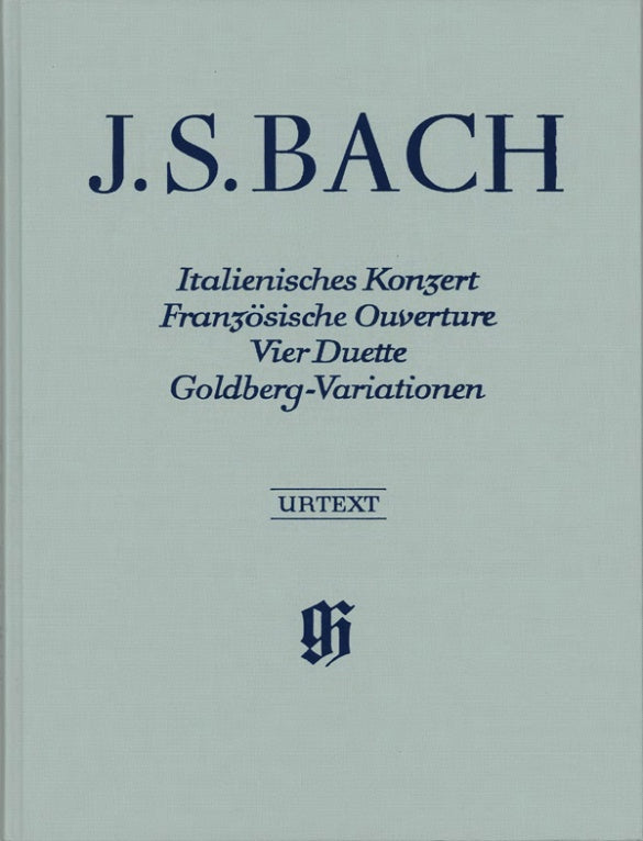 JOHANN SEBASTIAN BACH Italian Concerto, French Ouverture, Four Duets, Goldberg Variations [HN130]