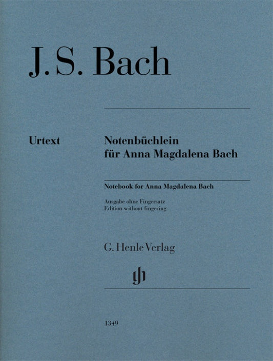 JOHANN SEBASTIAN BACH Notebook for Anna Magdalena Bach [HN1349]