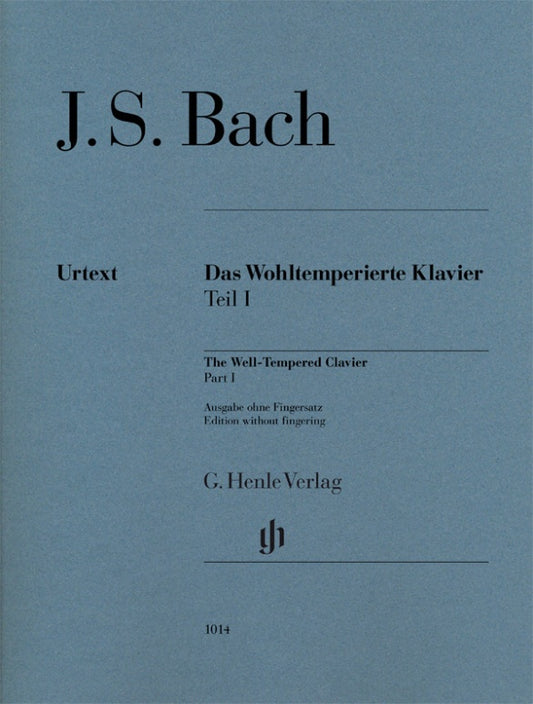 JOHANN SEBASTIAN BACH The Well-Tempered Clavier Part I BWV 846-869[ HN1014]