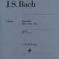 JOHANN SEBASTIAN BACH Toccatas BWV 910-916 [HN126]