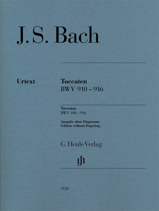 JOHANN SEBASTIAN BACH Toccatas BWV 910-916 [HN1126]