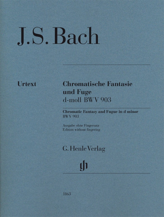JOHANN SEBASTIAN BACH Chromatic Fantasy and Fugue d minor BWV 903 and 903a [HN1163]