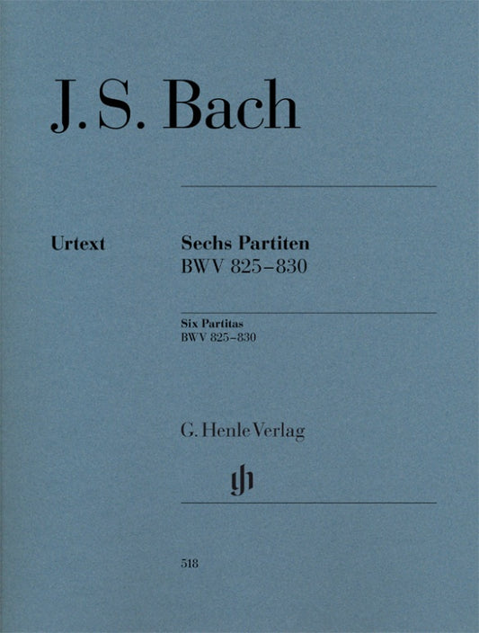 JOHANN SEBASTIAN BACH Six Partitas BWV 825-830 [HN518]