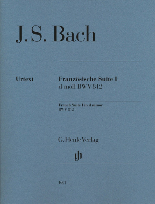 JOHANN SEBASTIAN BACH French Suite I d minor BWV 812 [HN1601]