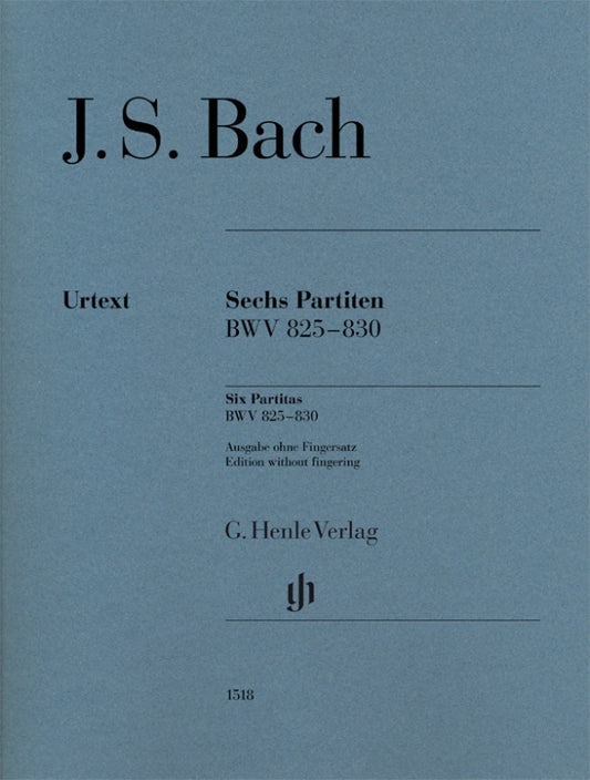 JOHANN SEBASTIAN BACH Six Partitas BWV 825-830 [HN1518]