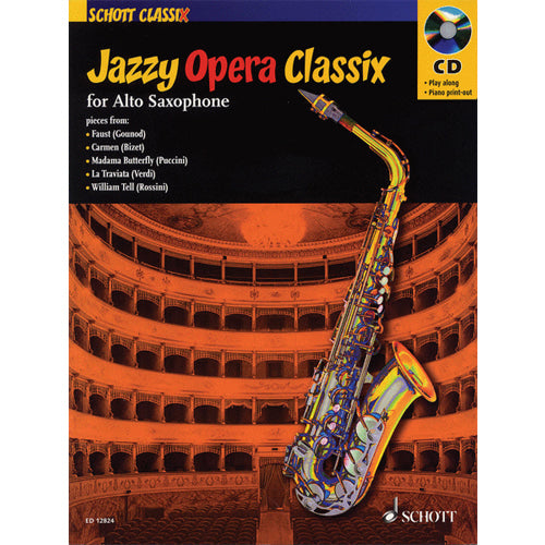 Jazzy Opera Classix for Alto Saxophone [ED 12824]