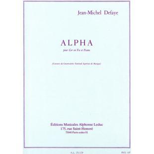 Jean-Michel Defaye Alpha for Horn [AL25129]
