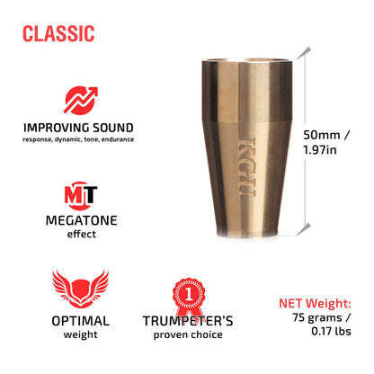 KGU Brass Classic Trumpet Mouthpiece Booster