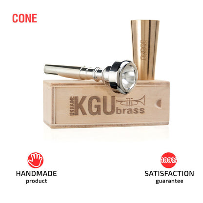 KGU Brass Cone Trumpet Mouthpiece Booster