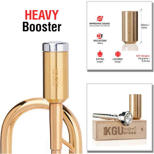 KGU Brass Heavy Trumpet Mouthpiece Booster