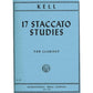 Kell 17 Staccato Studies for Clarinet [IMC1554]