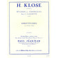 Klose 20 Etudes D'apres Kreutzer Et Fiorillo - Clarinet Solo [AL7234]