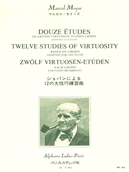 Marcel Moyse 12 Etudes de Grande Virtuosite Chopin for Flute AL17462