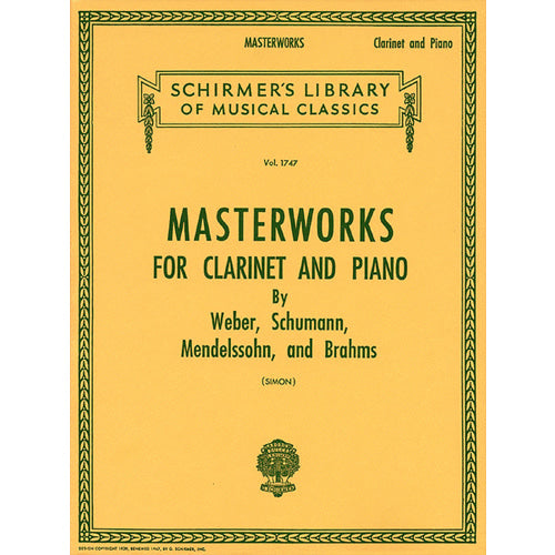 Masterworks for Clarinet and Piano [50261350 / 50490449]