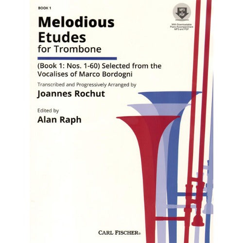 Melodious Etudes for Tombone, Book 1: Nos. 1-60 (MP3+PDF) [O1594X]