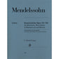 Mendelssohn Concert Pieces Op. 113 and 114 for Clarinet, Basset Horn (2 Clarinets) and Piano [HN1067]