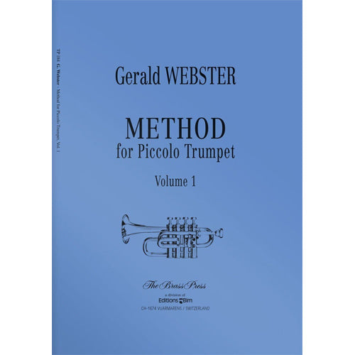 Method for Piccolo Trumpet Vol.1 by Gerald Webster [TP184]