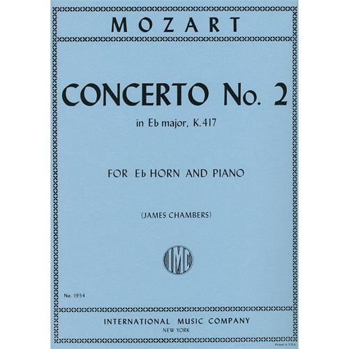 Mozart Concerto No. 2 in Eb major, K. 417 for Eb Horn and Piano [IMC1954]