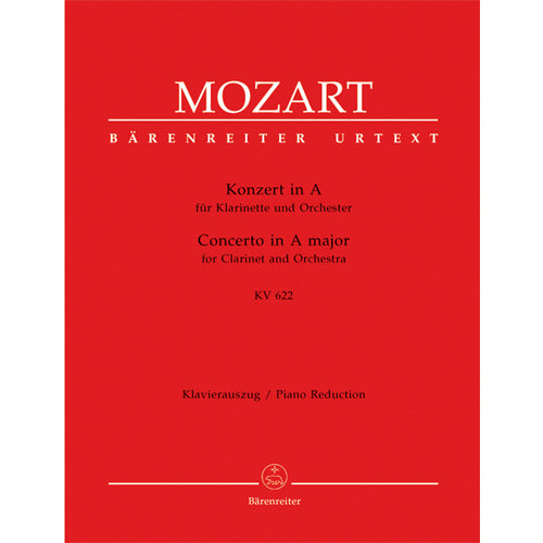 Mozart Concerto in A major for Clarinet and Orchestra KV 622 [BA4773-90]