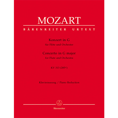 Mozart Concerto in G Major for Flute and Piano KV 313 (285c) BA4854-90