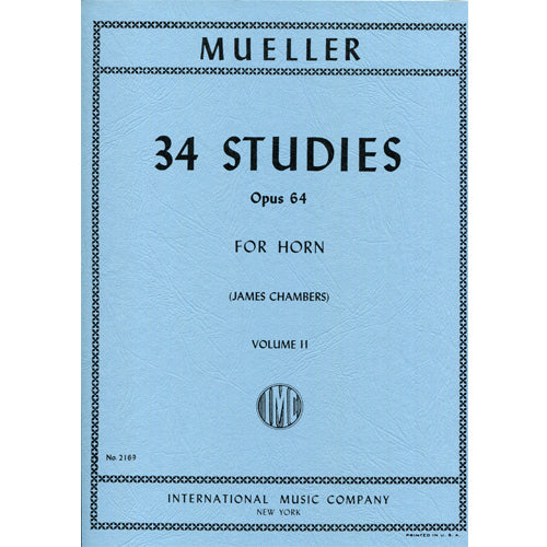 Muller 34 Studies, Op. 64, Vol. 2 for Horn [IMC2169]