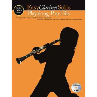 Easy Clarinet Solos Play-Along Pop Hits Book (With CD)  [AM990187]