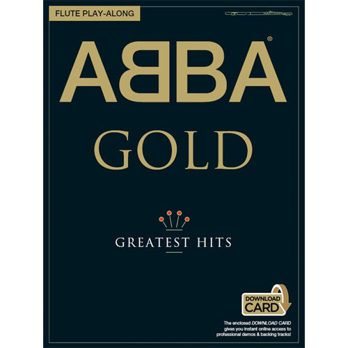 Music Sales: ABBA Gold - Flute Play-Along (Book/Audio Download) AM996105R