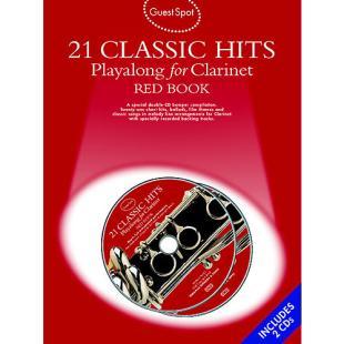 Guest Spot - 21 Classic Hits Playalong For Clarinet - Red Book (With CD) [AM978307]