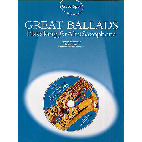 Guest Spot - Great Ballads Playalong for alto Saxphone (w/CD) [AM978879]