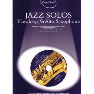 Guest Spot - Jazz Solos Playalong for Alto Saxophone (With CD) [AM979627]