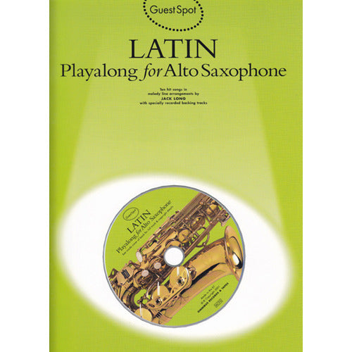 Guest Spot - Latin Playalong for Alto Saxophone (w/CD) [AM966075]