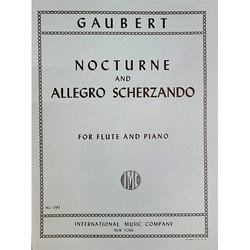 Nocturne and Allegro Scherzando By Philippe Gaubert [IMC1797]