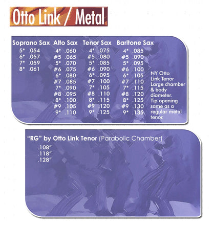 Otto Link New Super Tone Master Tenor Saxophone Mouthpiece - Bell Metal OLM-404
