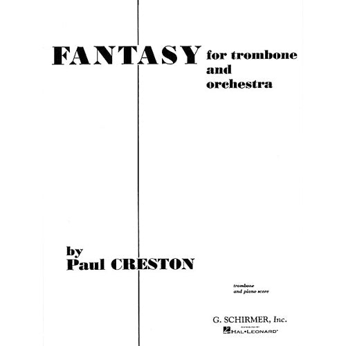 Paul Creston Fantasy Op. 42 for Trombone and Piano Reduction [50285630]
